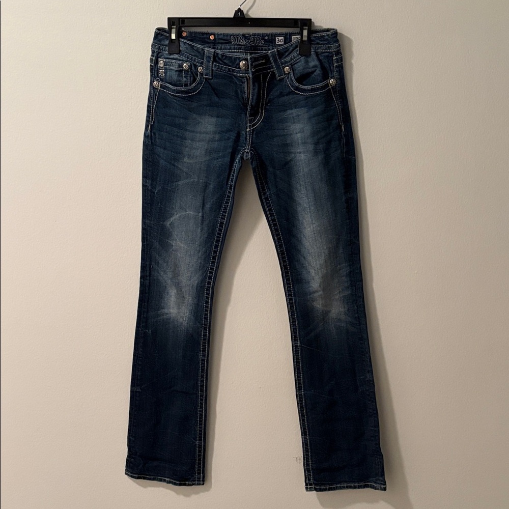 Miss Me Women's Dark Blue Boot Cut Jeans